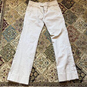 GAP Pants Khaki/Cream Color - Suttle Stripe Pattern